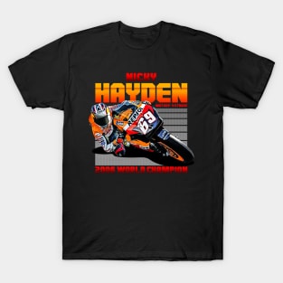 Nicky Hayden 2006 Champion Retro T-Shirt